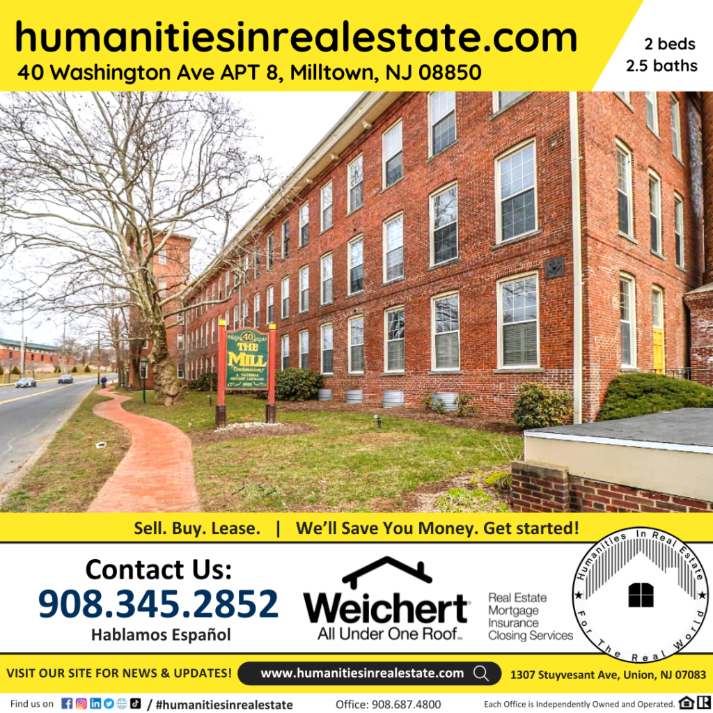 New Jersey Homes For Sale 40 Washington Ave APT 8, Milltown, NJ 08850
