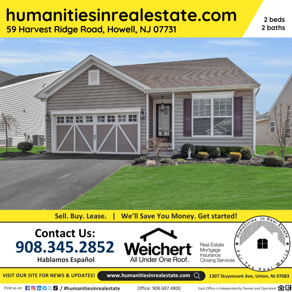 New Jersey Homes For Sale 59 Harvest Ridge Road, Howell, NJ 07731