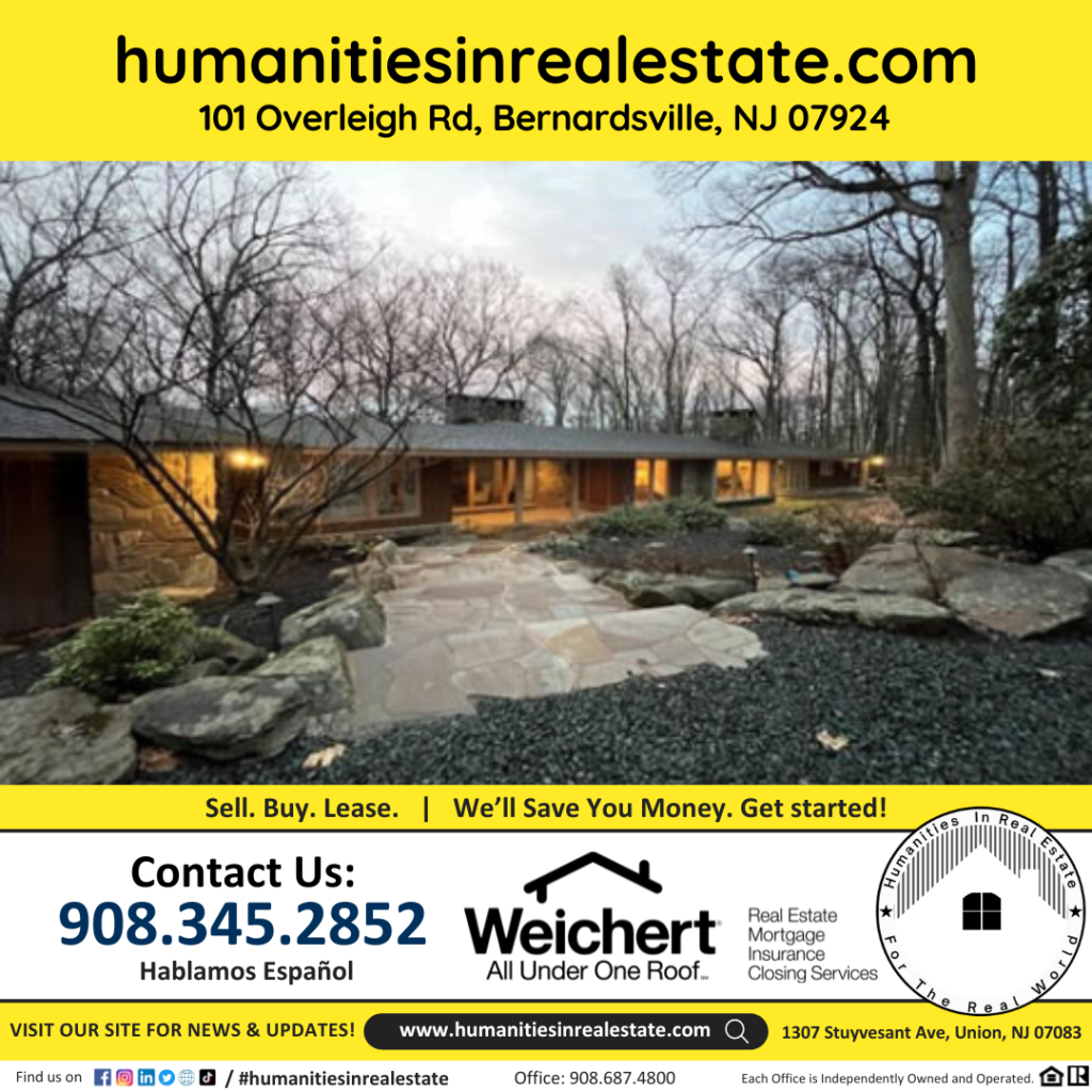 New Jersey Homes For Sale 101 Overleigh Rd, Bernardsville, NJ 07924