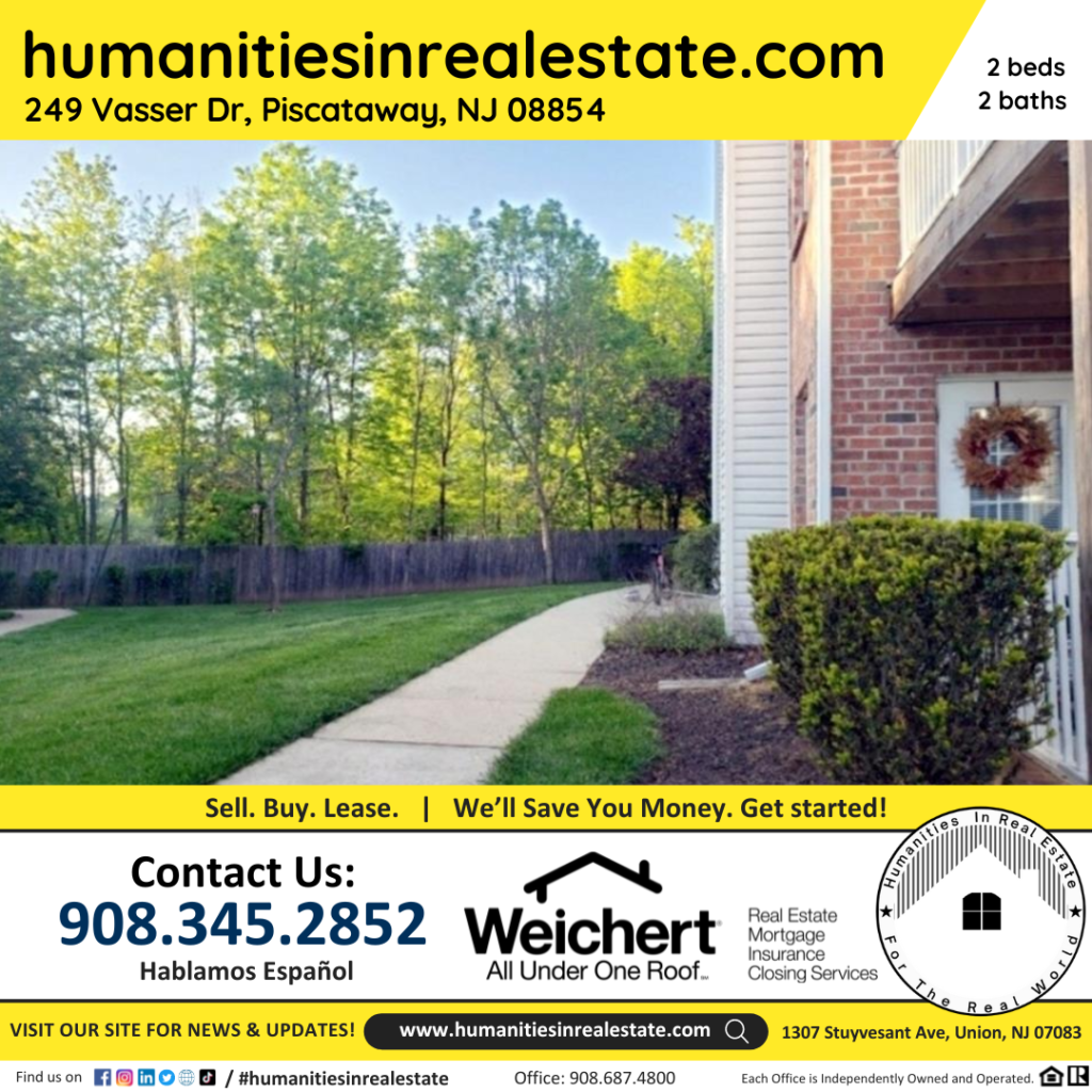 New Jersey Homes For Sale 249 Vasser Dr Piscataway Township, NJ 08854