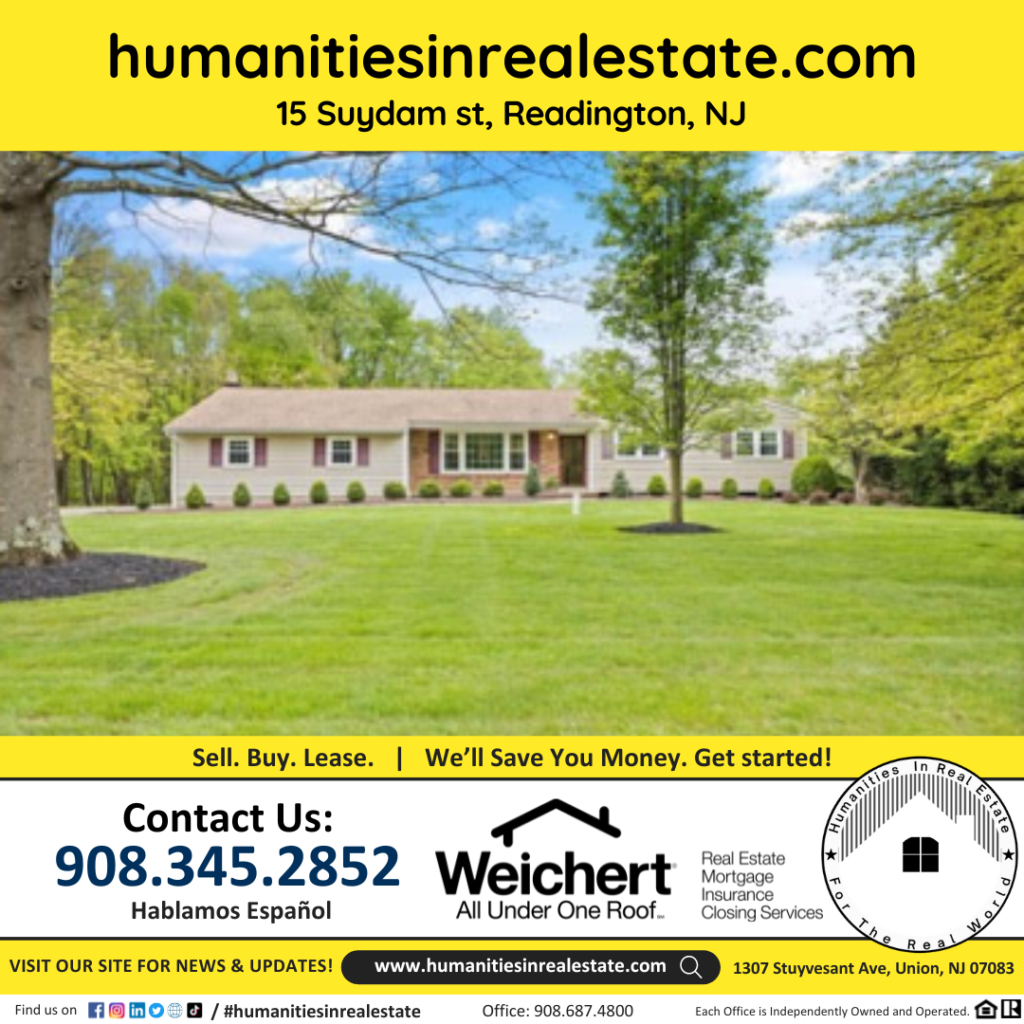 New Jersey Homes For Sale 15 Suydam st, Readington, NJ