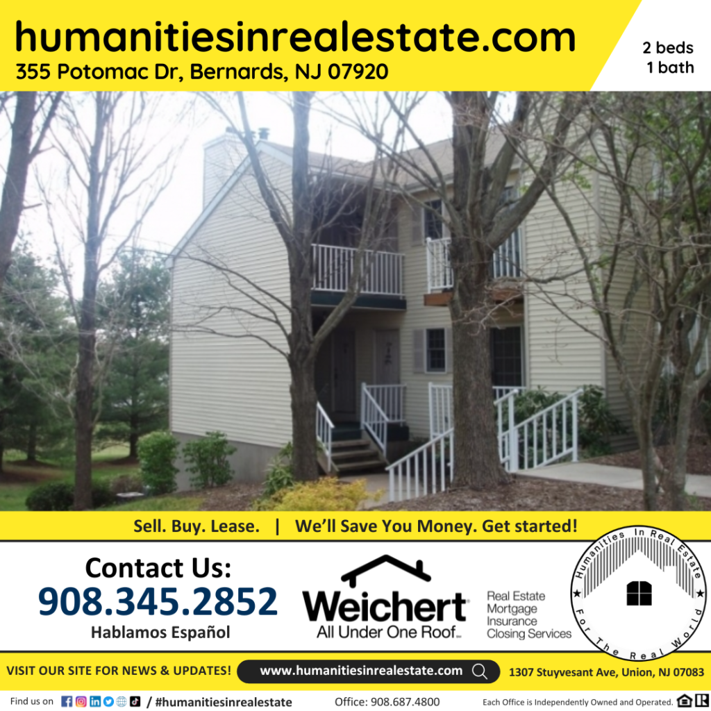 New Jersey Homes For Sale 355 Potomac Dr, Bernards, NJ 07920