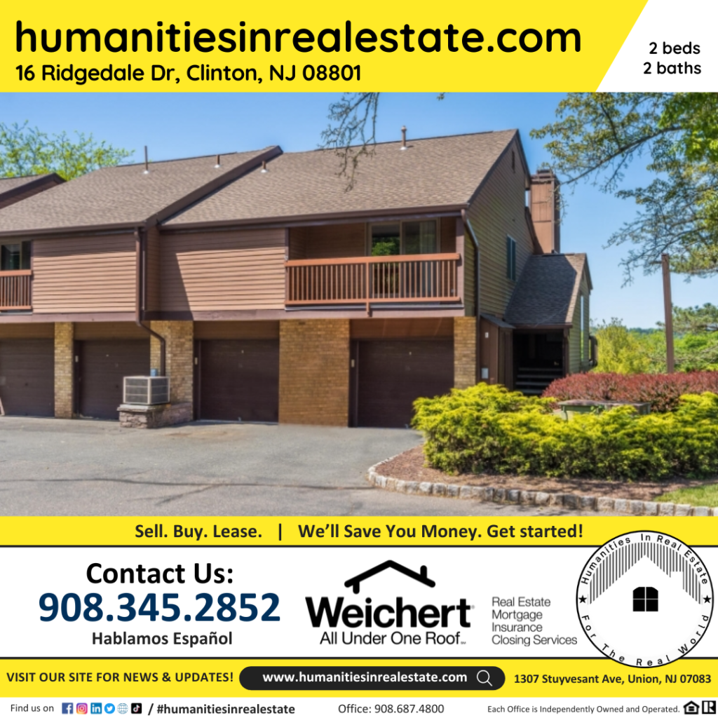 New Jersey Homes For Sale 16 Ridgedale Dr, Clinton, NJ 08801