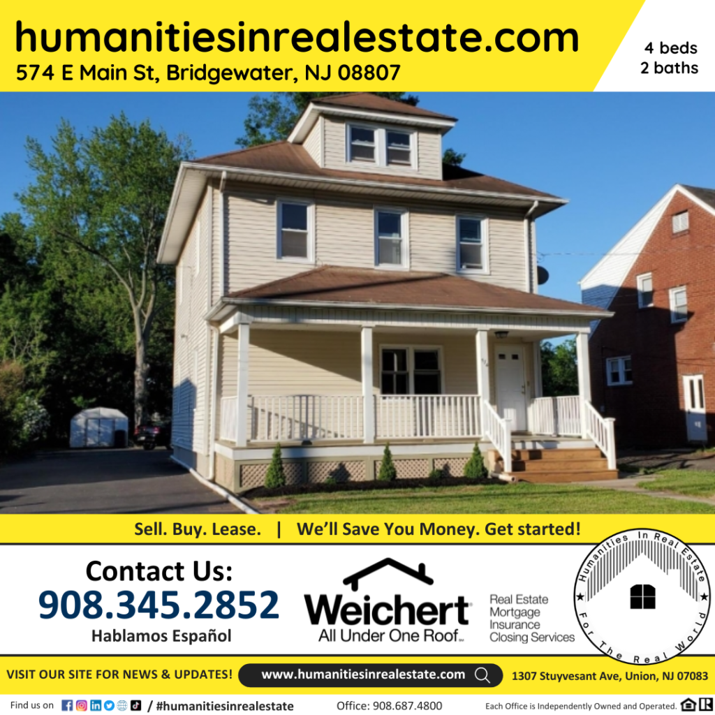 New Jersey Homes For Sale 574 E Main St, Bridgewater, NJ 08807