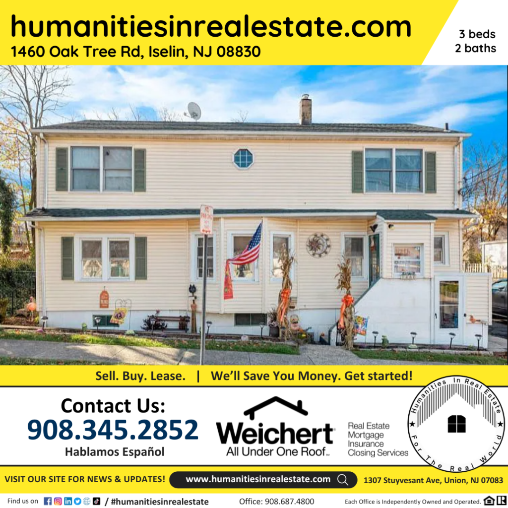 New Jersey Homes For Rent 1460 Oak Tree Rd, Iselin, NJ 08830
