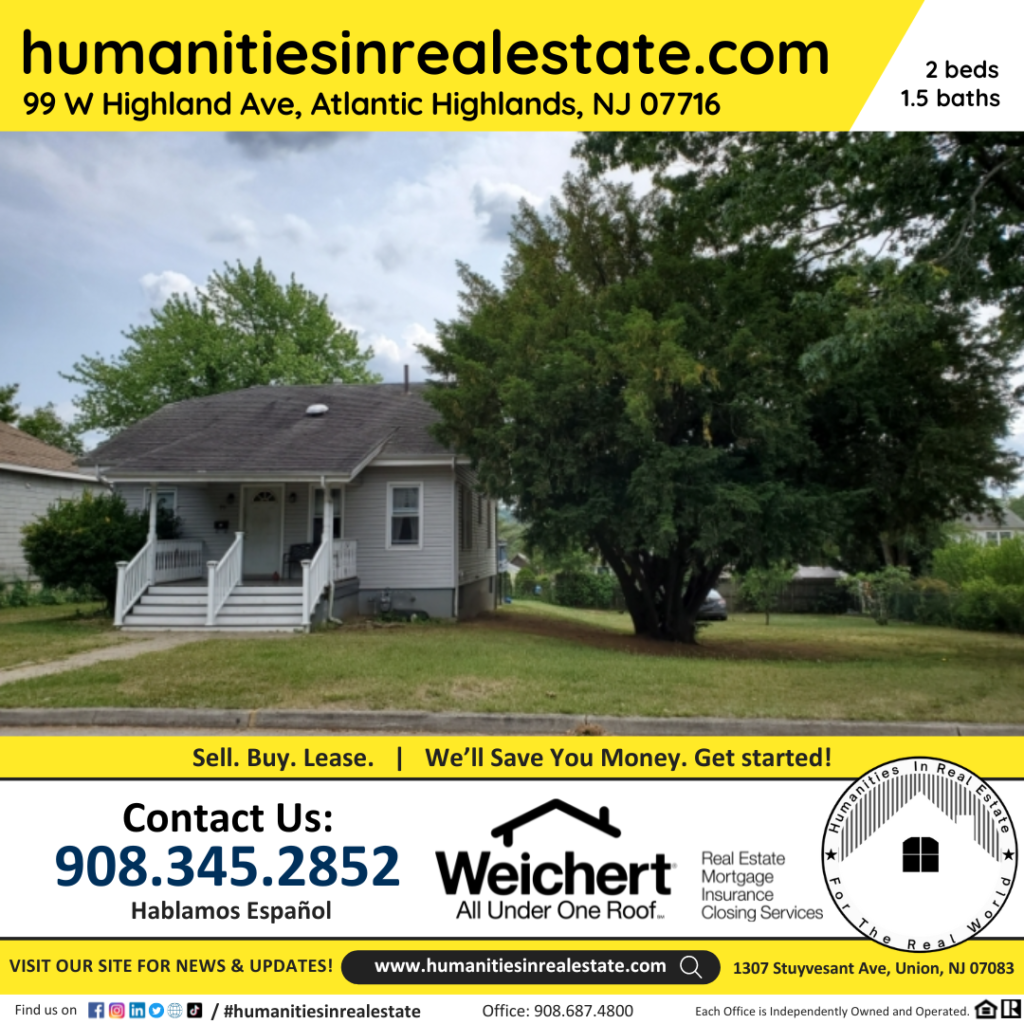 New Jersey Homes For Sale 99 W Highland Ave, Atlantic Highlands, NJ 07716