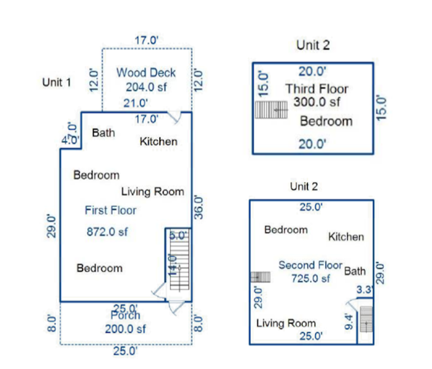 Floor Plan 479 Hampton Ave
